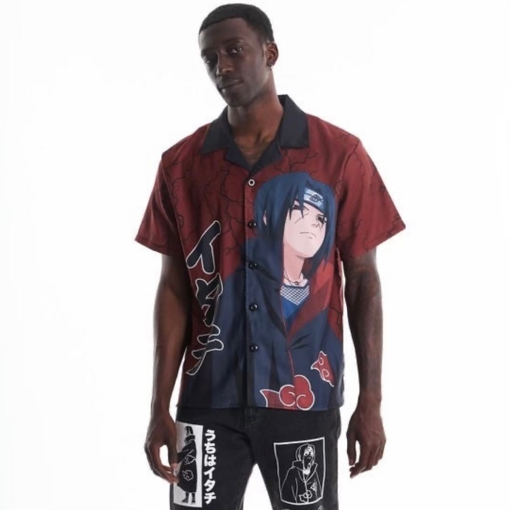 Hypland Itachi Thunder Button Up Shirt